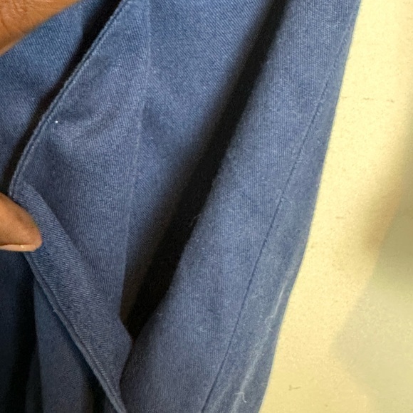 Vintage Action Line Women’s Nurses Dress Round Collar Button Up Padded Shoulders - Picture 6 of 8